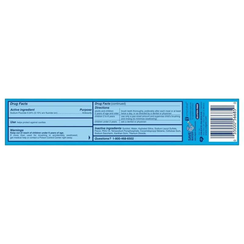 Ultra Brite Advanced Whitening Toothpaste Clean Mint 6 oz (Pack of 7)