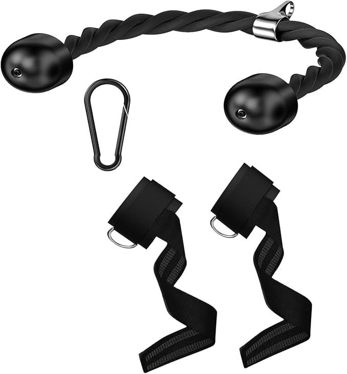 JOTUPLUN Cable Machine Attachment for Home Gym, Tricep Press LAT Pull Down Attachment, Cable Machine Accessories, Tricep Press Down Cable Attachment for Weight Fitness Multiple Options