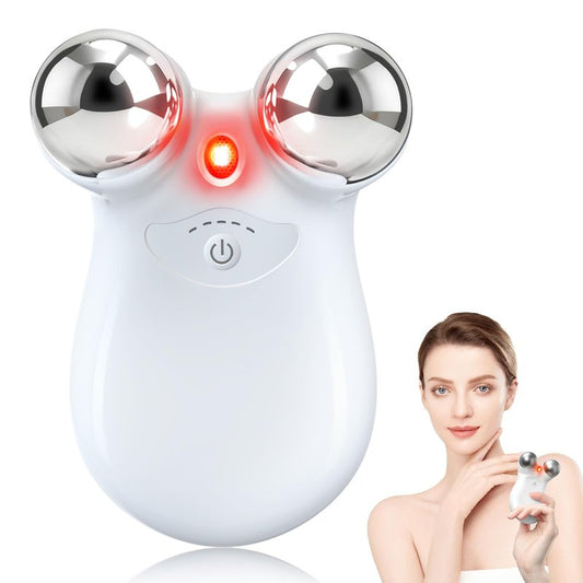 2-in-1 Red Light Microcurrent Facial Device | Enhances Lifting & Firming Capabilities | Reduces Wrinkles and Puffiness | Smart Photon Micro-Current Device, Model:EP-300