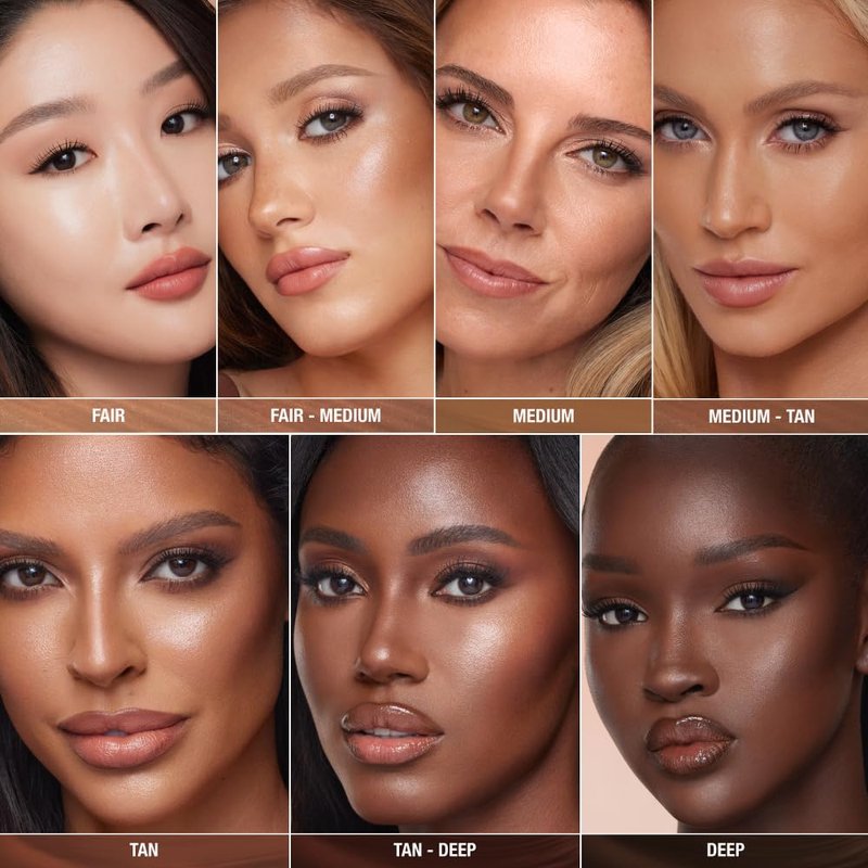 Charlotte Tilbury Hollywood Liquid Contour Wand - Easy-to-Use Contour Stick & Liquid Bronzer for Sculpting & Shaping - Leaves a Natural-Looking Sculpted Finish - Fair