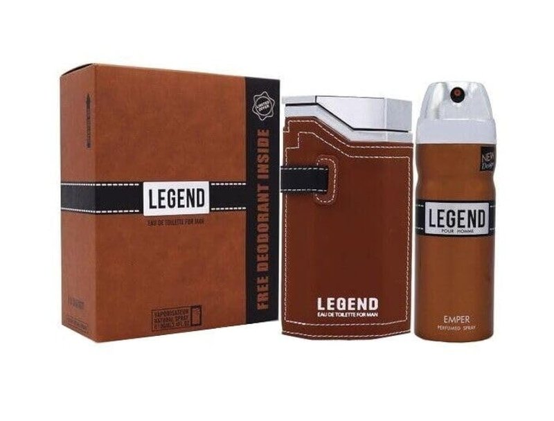 Emper Legend Men Eau De Toilette 100 ml + 200 ml Deodorant Combo Gift Set