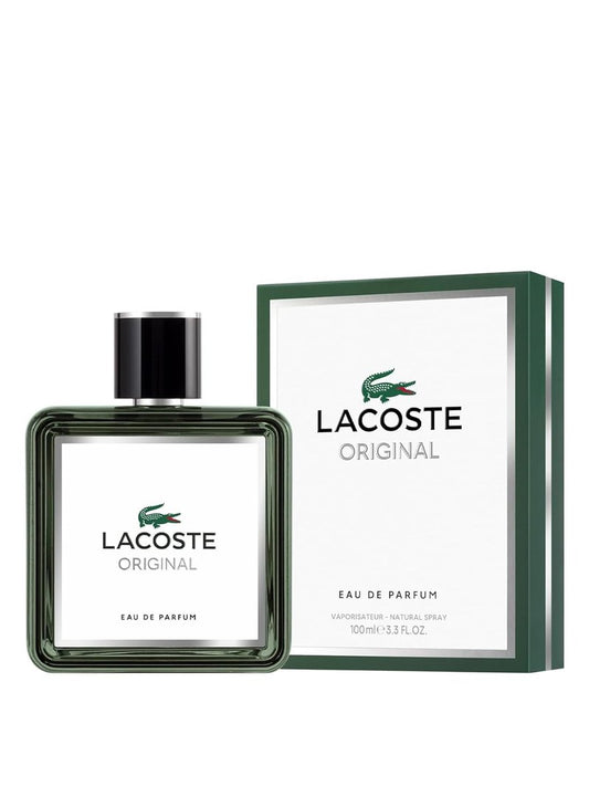 Lacoste Original Eau de Parfum for Men - Fougere Woody Ambery Scent | 3.3 Fl Oz