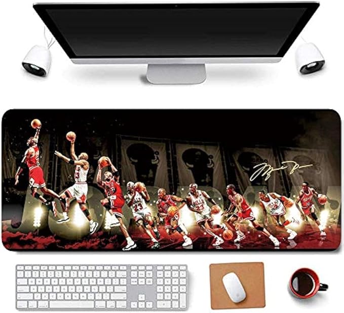 RTGGSEL 31.5x11.8 Inch Non-Slip Long Extended Large Gaming Mouse Pad with Stitched Edges XL Laptops Keyboard Mouse Mat