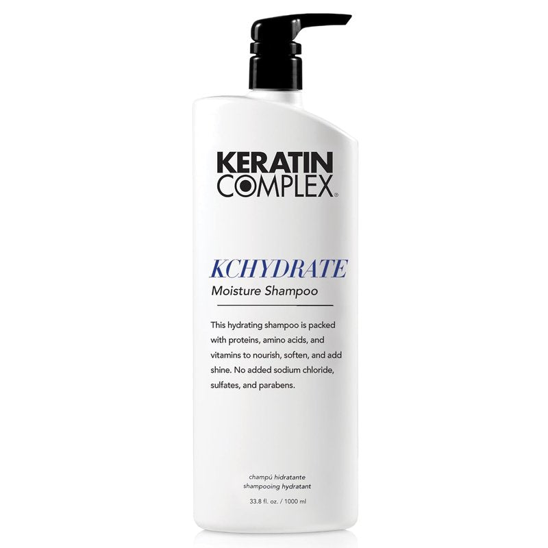 Keratin Complex Hydrating Shampoo - 33.8oz | Moisturizing Formula for Soft, Healthy Hair
