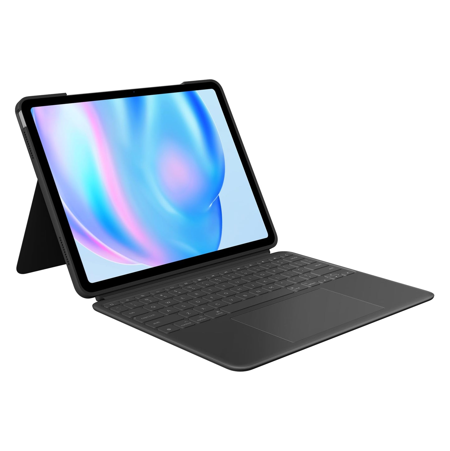 Logitech Combo Touch iPad Air 13-inch (M2, M3 & M4) (2024, 2025 & 2026) Keyboard Case - Detachable Backlit Keyboard with Kickstand, Comfortable Typing, Multi-use Mode - Midnight Black