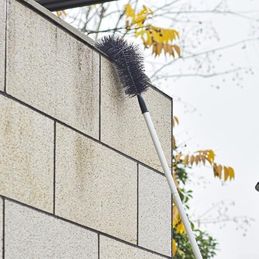 Efficient Roof Dust Removal Brush - Adjustable Gutter Cleaning Tool with Durable PET Bristles (2.28m)(2.28m)