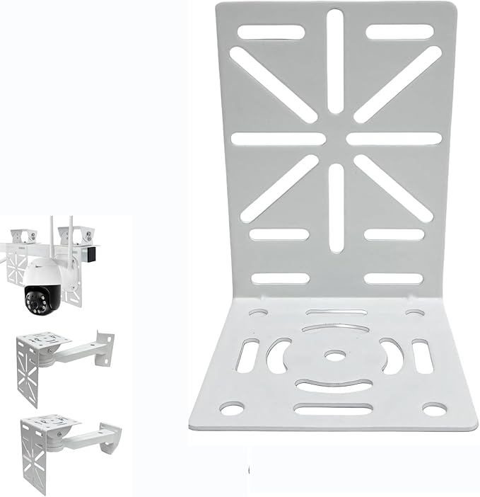 NVRTTRR L-Shape Dome Camera Bracket, Wall Ceiling Mount for Security Dome Cameras, Wall Mount,(L-Bracket)