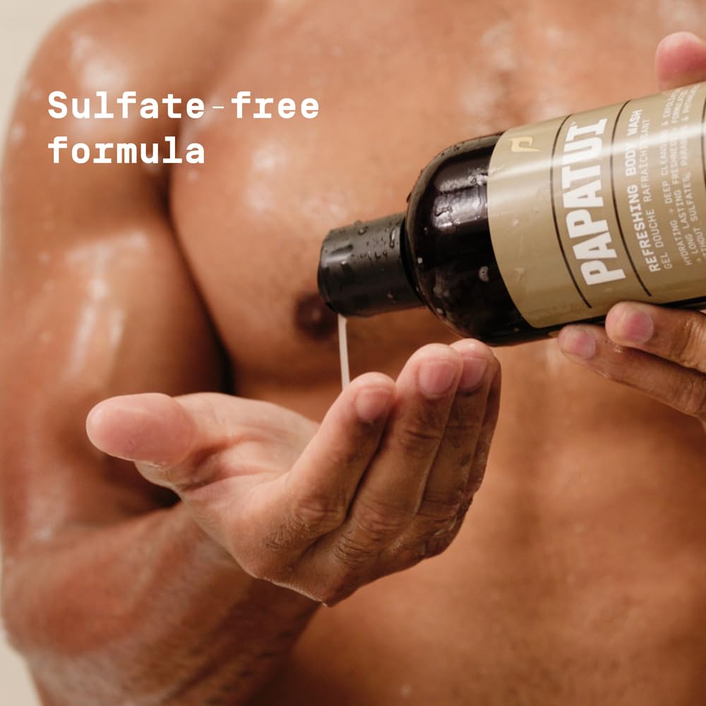 PAPATUI by Dwayne Johnson Refreshing Body Wash for Men | Exfoliating, Hydrating & Made with Coconut Oil | Lush Coconut | 18 oz