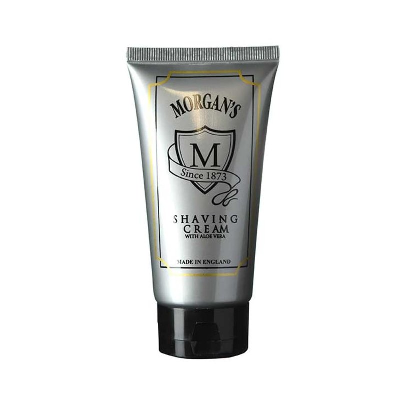 Morgan's Pomade Shaving Cream - Minimizes Razor Burn & Softens Facial Hair | 5.2 Fl Oz with Aloe Vera & Vitamin E