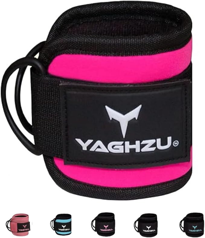 YAGHZU Ankle Straps for Cable Machines Women, Glute Kickback Cable Machine Attachments, Gym Ankle Cuffs, Wrist Cuffs for Workout, Leg Training Accessory, Fitness Gear for Home or Gym