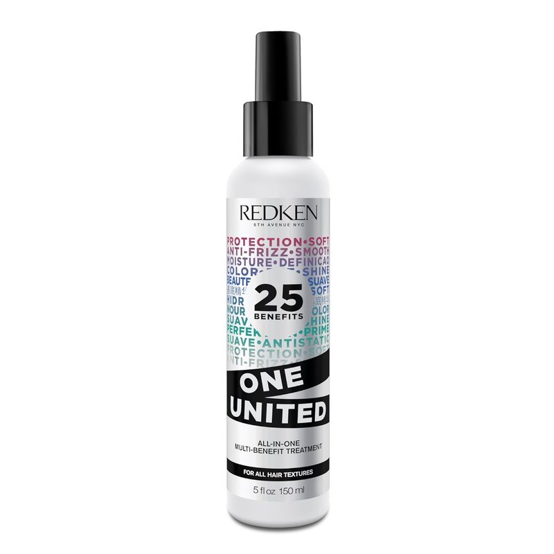 Redken One United Leave-In Conditioner - Multi-Benefit Hair Treatment, Heat Protectant & Detangler Spray | Paraben-Free