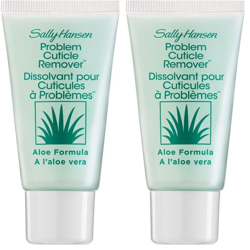 Sally Hansen Nail Treatment Problem Cuticle Remover™ | Eliminates Thick & Overgrown Cuticles | pH-Balanced Formula Infused with Aloe Vera-| Gently Soothes & Conditions Cuticles,(Pack of 2)