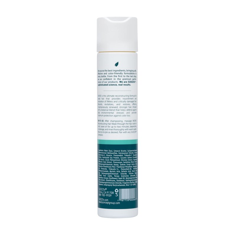 SUDZZFX Moxee Reconstructing - Hydrating Hair Mask - Deep Conditioner for Dry Damaged Hair Care - Provides Nourishment and Restores Weak, lifeless, Critically Damaged Hair 10.1 Fl Oz