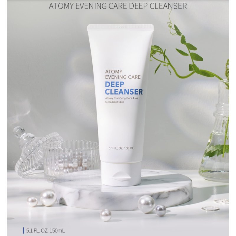 GASHINA STORY ATOMY Evening Care Deep Cleanser - 150ml x 2 pack, Facial Foam, Face Wash