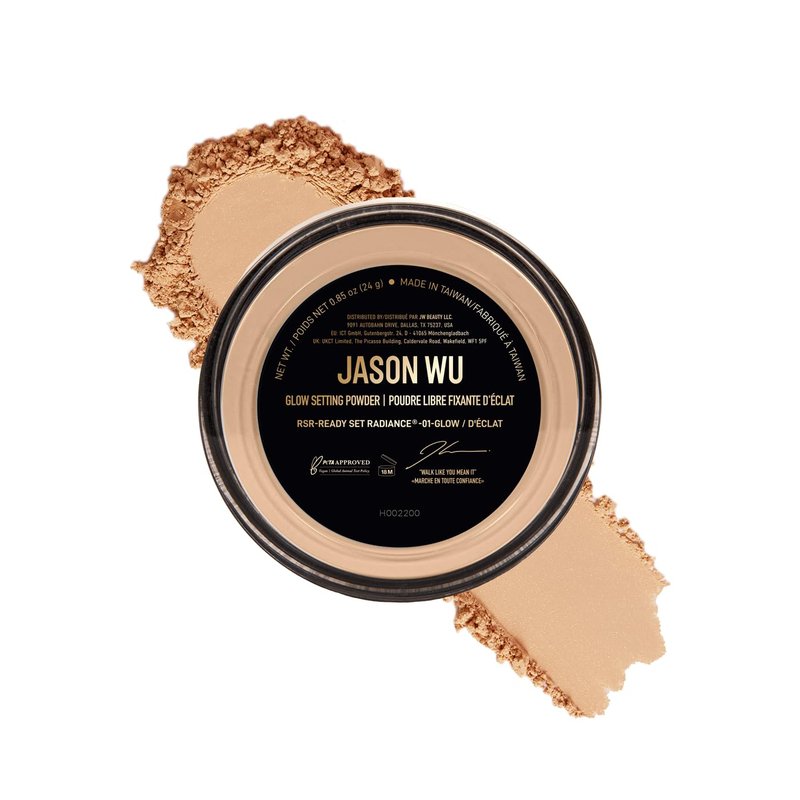 Jason Wu Ready Set Radiance Powder â 01 Glow â 0.85 oz (24g) â Luminous Setting Powder with Vitamin C & Rosehip Oil â Hydrating, Flawless Finish â Brightens & Moisturizes, All-Day Radiance