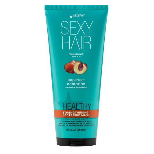 SexyHair Healthy Imperfect Fruit Strengthening Anti-Breakage Mask, 6.8 oz | Nectarine | Fine to Medium Hair Type