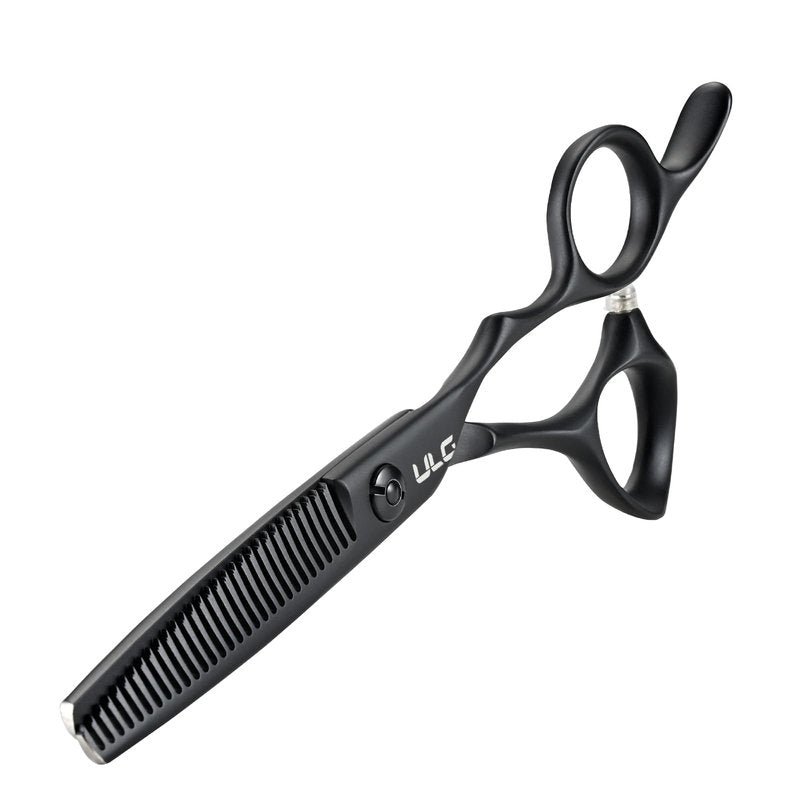 ULG Texturizing Shears – Professional Stainless Steel, 30-Teeth Thinning Scissors, Teflon Coated, Deer Tooth Blades for Precise Thinning and Layering, Ideal for Stylists and Barbers