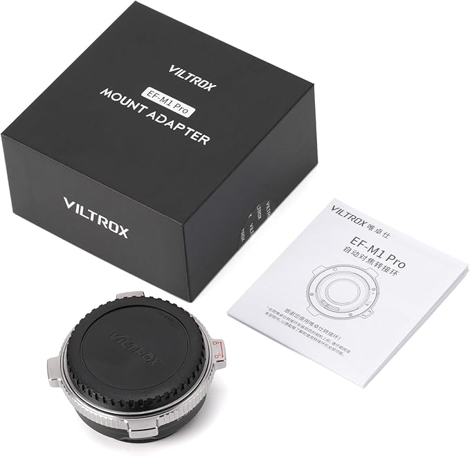 Viltrox EF-M1 Pro Auto Focus Lens Adapter for Canon EF/EF-S Lenses to Micro Four Thirds M4/3 Cameras