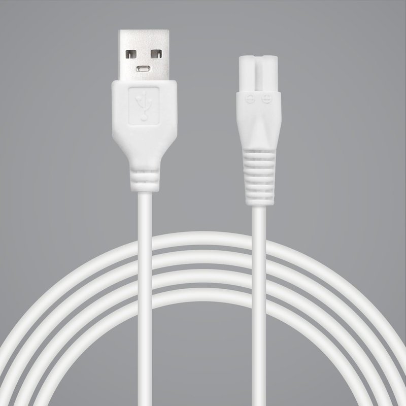 2 PCS Charger Cord Replacement for Pritech Electric Feet Callus Remover Foot Pedicure, USB Power Adapter Charging Cable