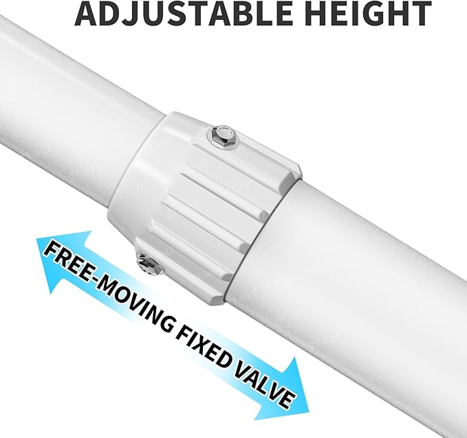 ZT-NET ZT-NET Extendable Pole Mount for Security Surveillance Cameras, Ceiling/Wall Mounting Bracket for Bullet Camera,Solid Metal (11.8-23.6 inch)