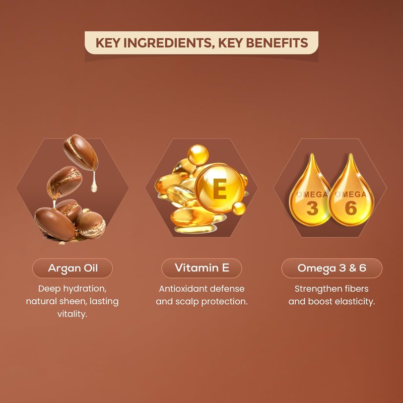 QoD PRO Argan Shampoo and Conditioner Set | For Dry, Damaged, Frizzy and Dull Hair | Promotes Shine and Softness | 300ML - 10fl oz each