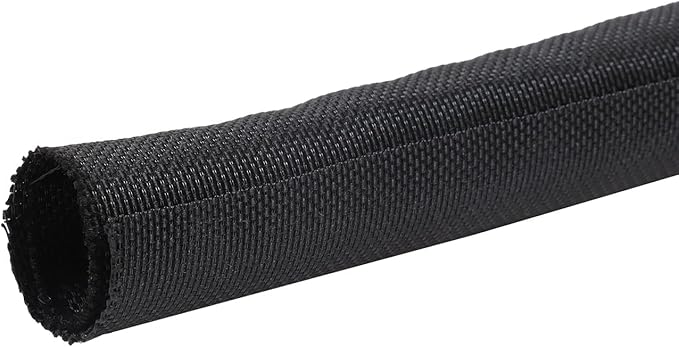 Automotive Wire Sheathing Split Wire Loom Braided Mesh Woven Cable Sleeve for Wires/Cable Cord Protector (5/16" - 18 Feet)