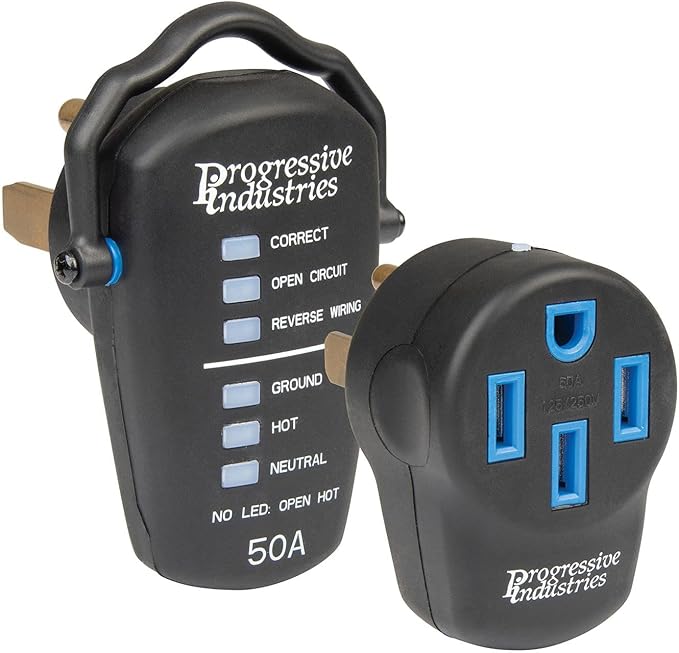 Progressive Industries PSK-50 Portable Surge Protector Kit, Black, 50 Amp