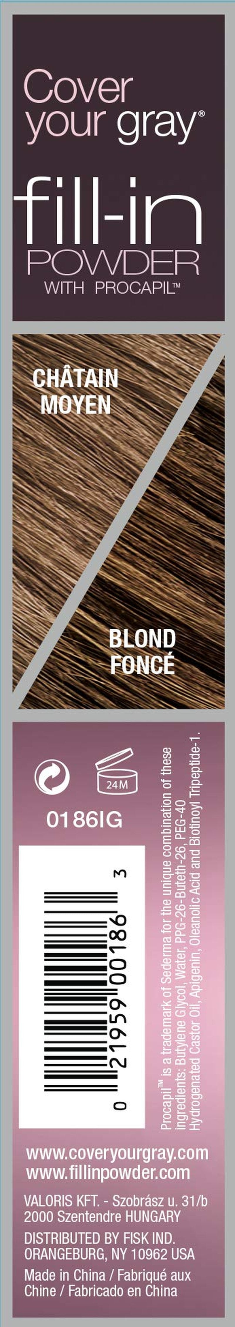Cover Your Gray Fill In Powder - Medium Brown/Dark Brown
