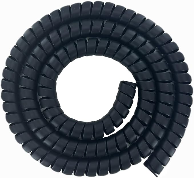 XIENLIU Spiral Wrap Cable Protector - 2.0" OD x 10' Pre-Cut Lengths - Safe Hose Protector to Avoid Wear and Extend Life for Hydraulic Pneumatic Hoses