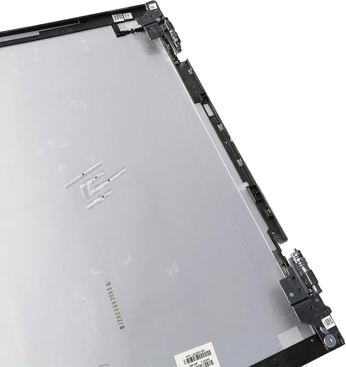 D-KXCPELE Replacement Laptop LCD Cover Back Rear Top Lid with Hinges for HP Envy X360 15-ED 15M-ED 15T-ED L93203-001 L93204-001 (Silver)