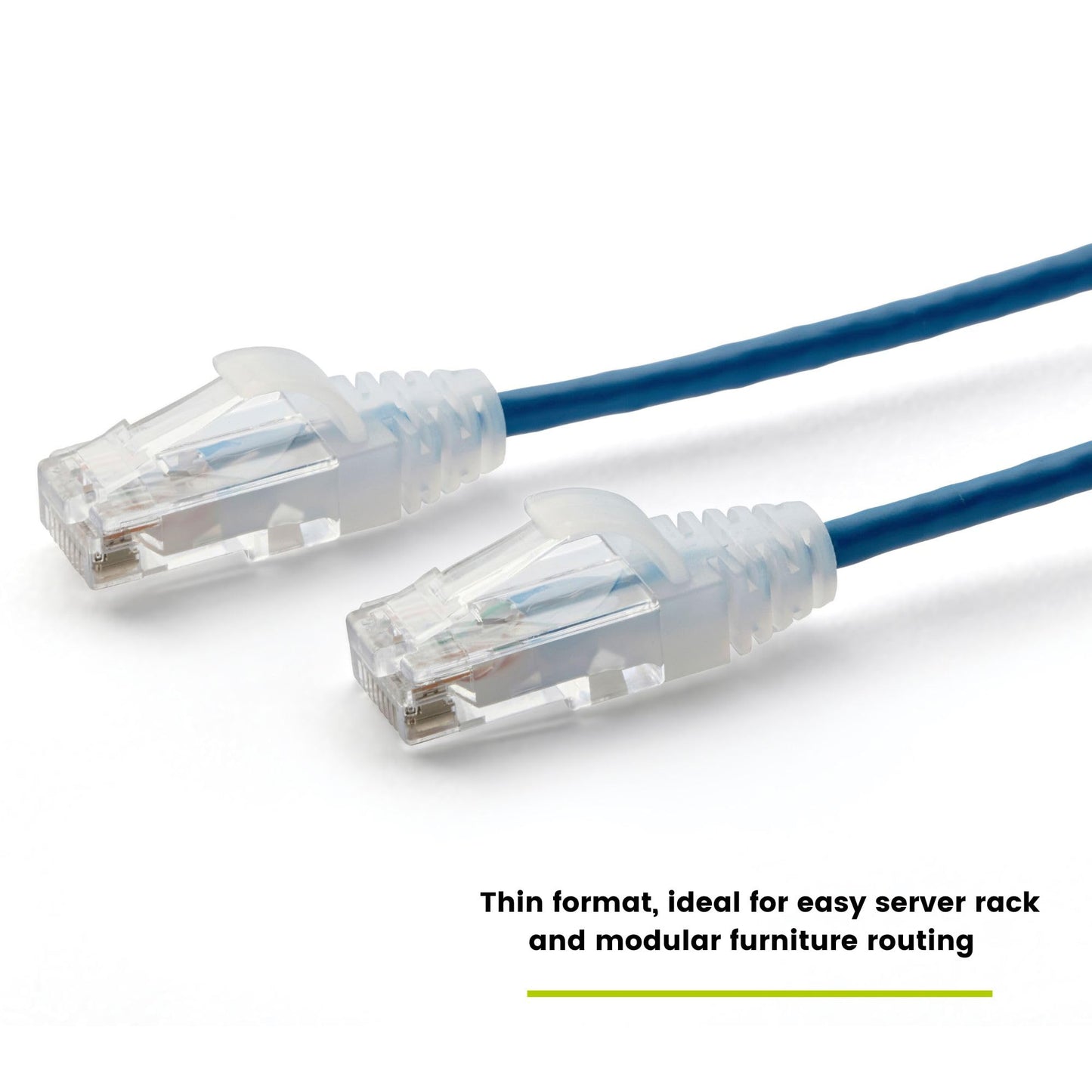 TRUECABLE Cat6 Component Rated Patch Cable, Unshielded (U/UTP), 6in, Blue, 28AWG Stranded Pure Copper, Snagless 10G High-Speed Ethernet Cable, PoE++ 4PPoE 100W, UL Listed, RoHS-3, 1 Pack