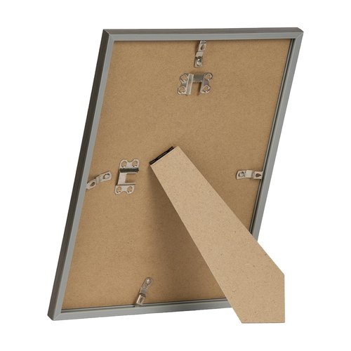JCJMY 8x11 Picture Frame Silver Gray for Wall Hanging or Tabletop, Wall Mounting Horizontally or Vertically, 8 x 11 Wall Gallery Poster Photo Frame for 8 by 11 Photo, Silver Gray