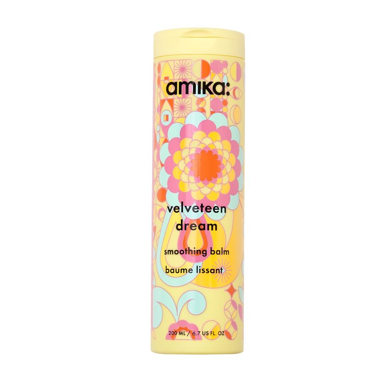 amika velveteen dream smoothing balm | tames frizzy hair, styling cream with heat protection & UV filters