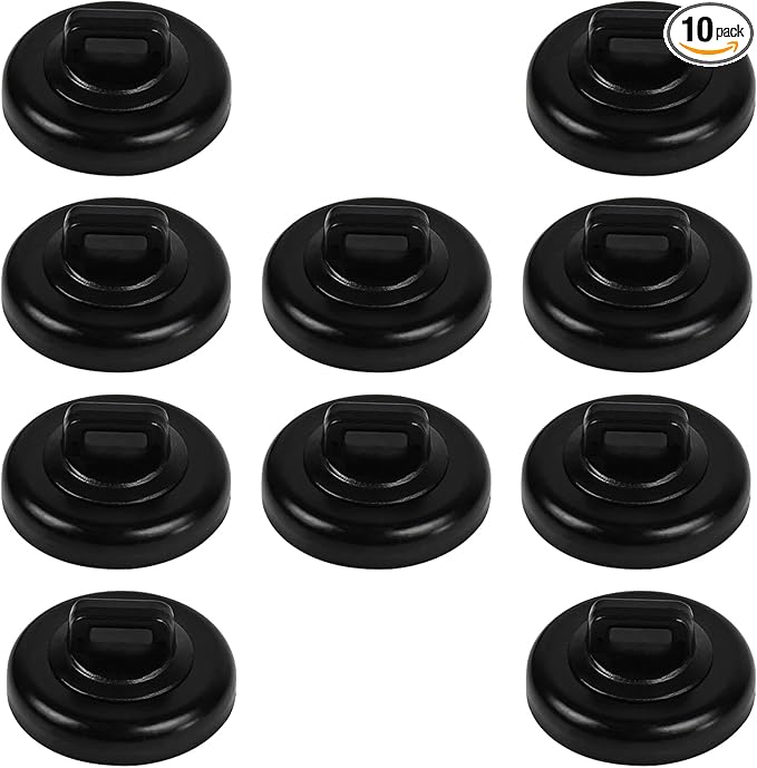 CANAANIN Magnet Zip Tie Mount Clips Magnetic Zip Ties Mount Base Holder Strong Wire Cable Holder Mount Wire Clips Management for Home Office Marine Electrical Wiring (D23 10Pcs)