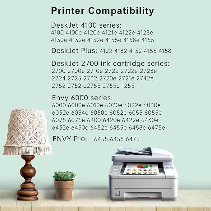 SAILNER 67XL Ink Cartridges Black/Color Combo Pack Replacement for HP Ink 67 HP67XL (2-Pack High Yield) Compatible with HP DeskJet 2755e 2855e 2700e 4155e 2734e 2827e 4100e Envy 6055 6455e Printer