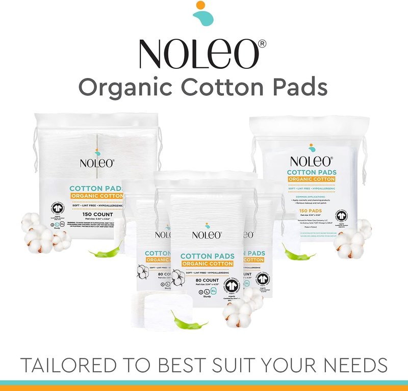 Cotton Rounds & Pads (240 Count (Pack of 3), Extra Large & Pressed)