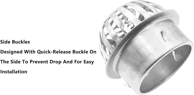 Roof Floor Drain,SAFYY 304 Stainless Steel Roof Drain Dome,Balcony Roof Dome Drain Cover,Yard Outdoor Anti Blocking Strainer,Gardens Gutter Cleaning Tool,Rain Bucket Drainage Parts (2, 150mm/6)