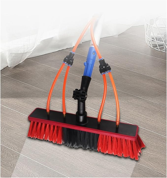 Window Cleaning Brush Cleaner for Solar Panels High Altitude Cleaning Brush High Reach Window Cleaner Tool for Cleaning Roofï¼Water Powered(35cm/13.8in,9m/29.5ft)