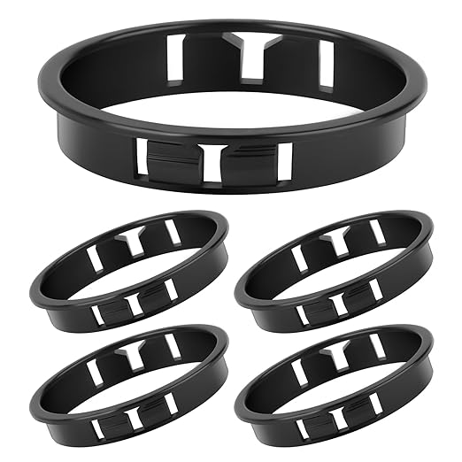 GAGIRA 5PCS 3-9/16" Black Cable Snap Bushing Grommet, Snap in Cord Bushing Protect Cables
