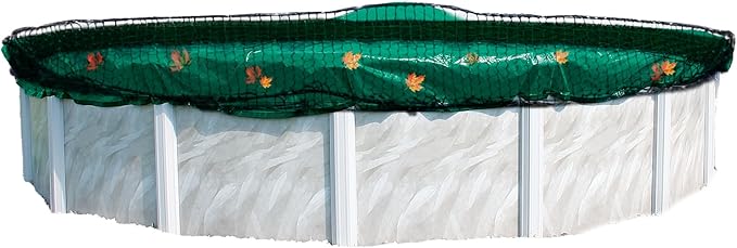 In The Swim 21' Round Leaf Net Cover for Above Ground Swimming Pools - Removes Leaves, Sticks, and Small Debris from Your Winter Cover