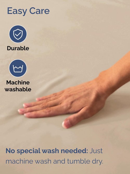 Extra Deep Cal King Fitted Sheet - Hotel Luxury Single Fitted Sheet Only - Easily Fits 18 inch to 24 inch Mattress - Ultra Soft, Wrinkle & Fade Free w/Extra Deep Pockets - Breathable & Comfy - Cream