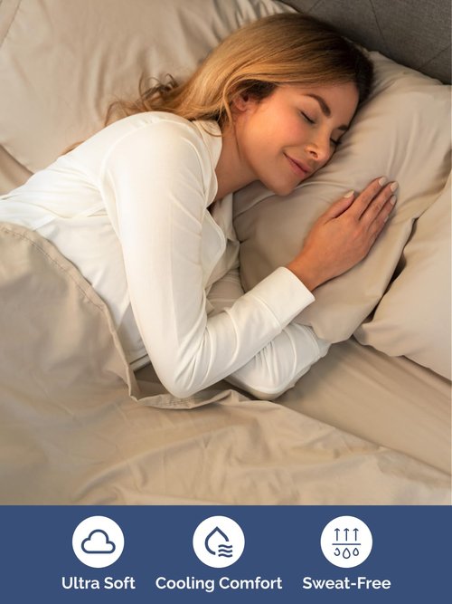 Extra Deep Queen Sheet Set - 6 Piece Breathable and Cooling Sheets - Hotel Luxury Bedding for Women, Men, Kids & Teens - Easy & Secure Fit - Soft, Wrinkle Free and Comfy - Extra Deep Pockets - Cream