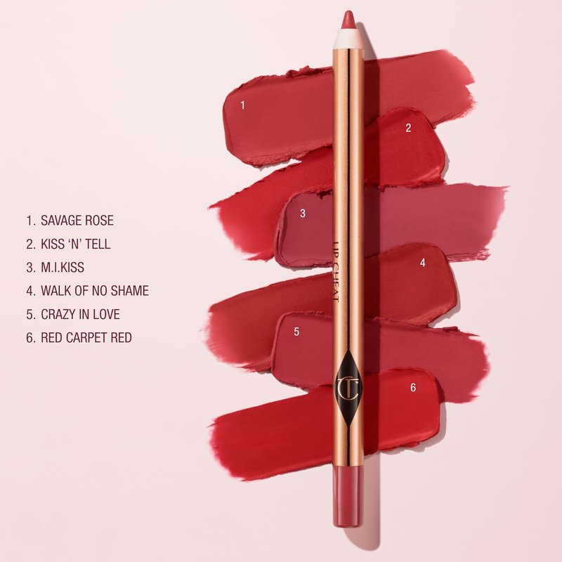 Charlotte Tilbury Lip Cheat Lip Liner Pencil - Define & Enhance Your Lips | Waterproof, Smudge-Proof, Jojoba Oil Infused