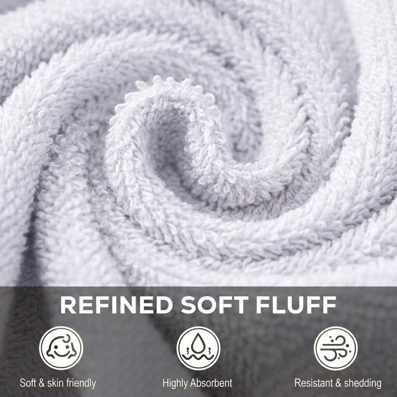 Utopia Towels 60 Pack Cotton Washcloths Set, 100% Ring Spun Cotton, Premium Flannel Face Cloths, Highly Absorbent and Soft Feel Fingertip Towels, White