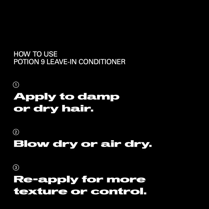 Sebastian Professional Potion 9 Leave-In Cream | Leave-in Conditioner with Flexible Hold | 16.9 fl oz | Packaging May Vary