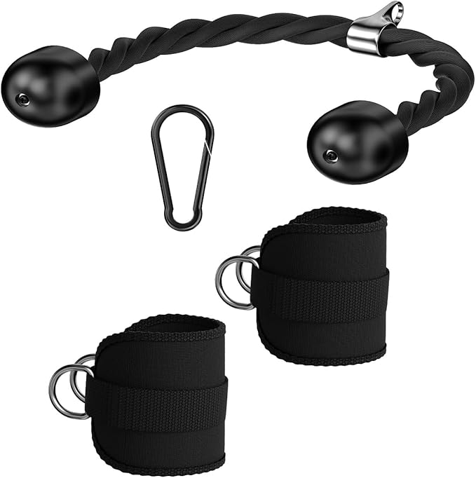 JOTUPLUN Cable Machine Attachment for Home Gym, Tricep Press LAT Pull Down Attachment, Cable Machine Accessories, Tricep Press Down Cable Attachment for Weight Fitness Multiple Options