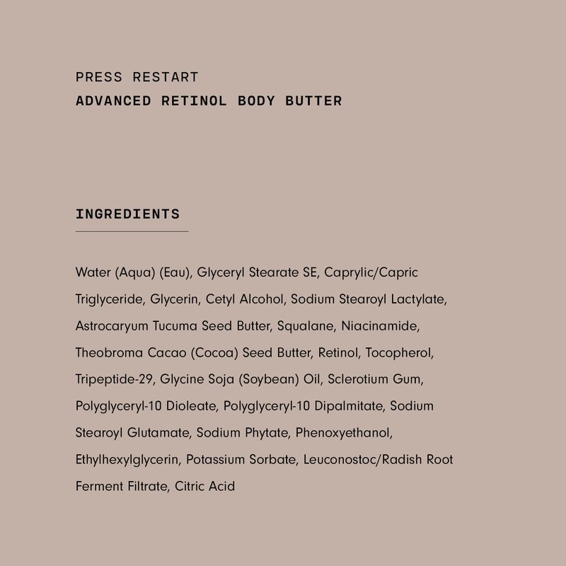 Versed Advanced Retinol Body Butter - Encapsulated Retinol Body Lotion & Skin Firming Cream - Infused with a Tripeptide & Vitamin-Rich Butters to Repair and Renew Dry Skin (7 oz)