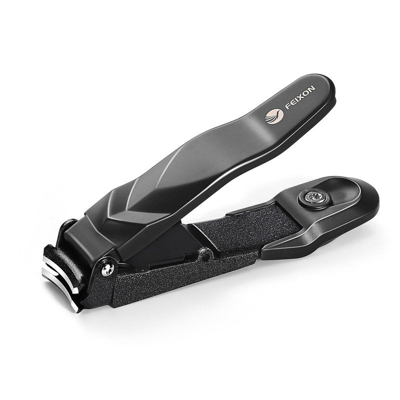 Nail Clippers for Men Women with Catcher - No Mess,Self-Collecting Heavy Duty Nail Clippers for Fingernails & Toenails, for Adult,Home,Travel,Gifts (No Splash Design)