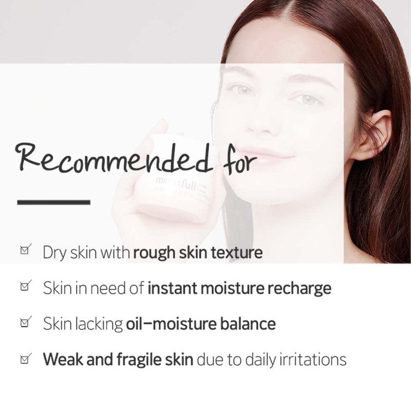 ETUDE Moistfull Collagen Cream - Deep Moisturizing Face Moisturizer with Macadamia Oil & Lupinus Protein | 2.53 Fl Oz
