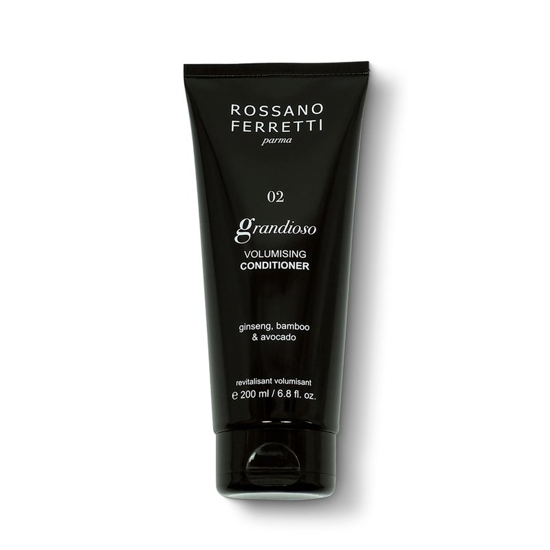 Rossano Ferretti Grandioso Volumizing Conditioner for Fine Hair with Ginseng for Body, Fullness, Volume | Luxury, Vegan, Paraben Free | 6.8 Fl Oz